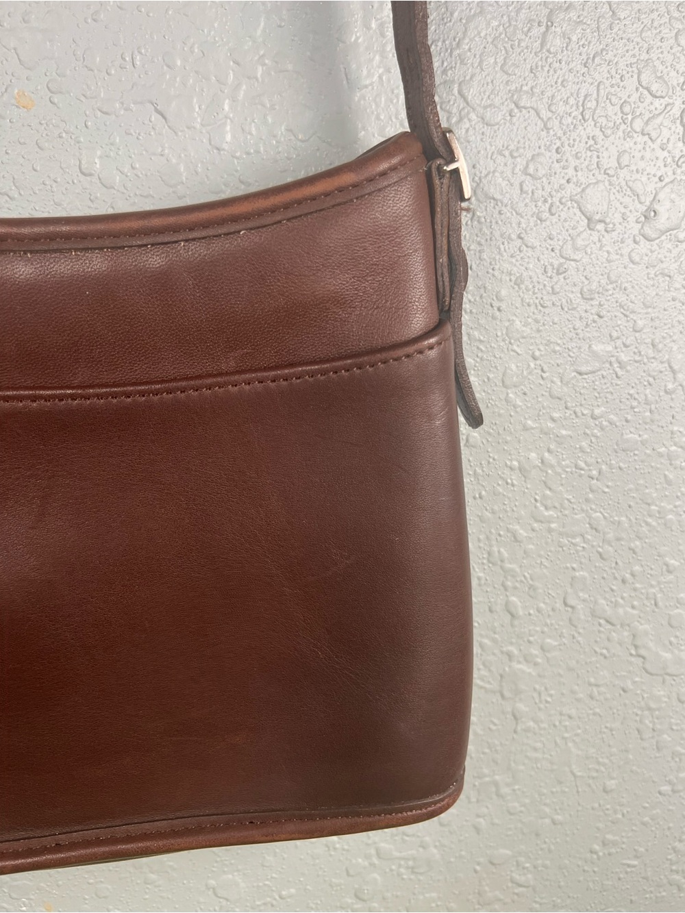 Vintage Coach Mambo Brown Leather Crossbody Bag G9C-9062 - Picture 6 of 16